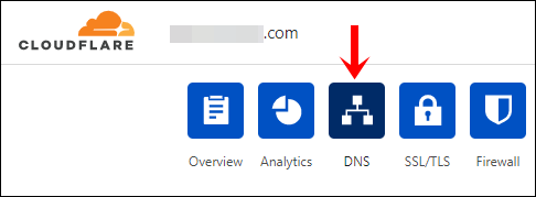 3 Pilih ikon DNS (Edit)