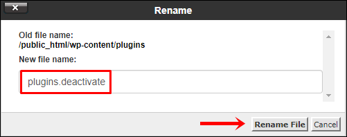5 Masukkan nama baru direktori Klik Rename File (Edit)